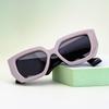 Trend Square Frame Wide Temple Sunglasses Women'S Large Frame Sunglasses Women'S Sunglasses