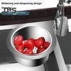 1/2Pcs Stainless Steel Swan Sink Strainer Basket Rustproof Corrosion Resistant Faucet Hanging Filter Basket Kitchen Sink Drain Basket