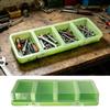 Hardware Tool Storage Box, Multi-Compartment Transparent Tool Organizer for Screws, Nuts and Small Fasteners