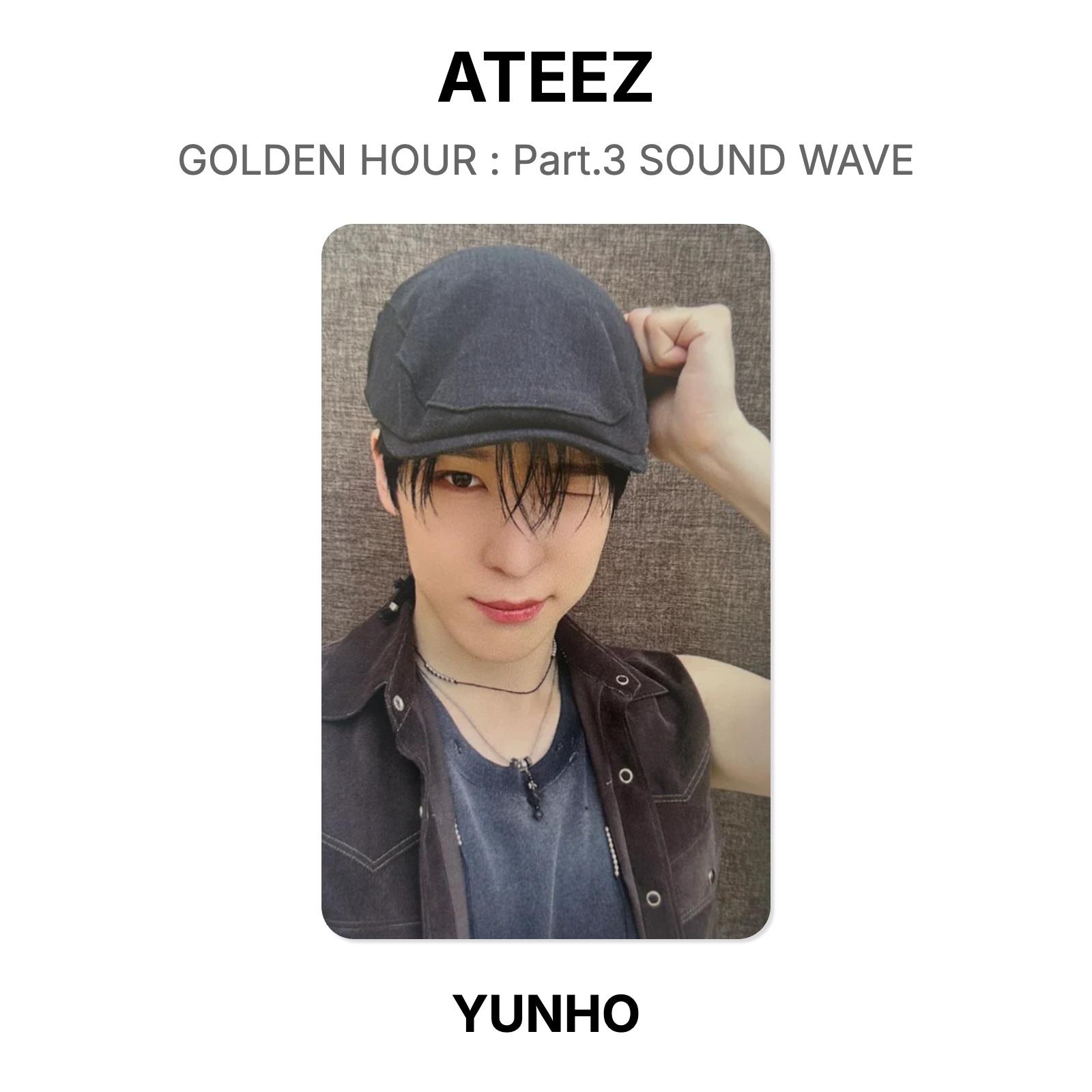 ЗОЛОТОЙ ЧАС ATEEZ : Часть 3 Official Photocard SOUND WAVE YUNHO