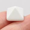 10Pcs Mini Healing Crystal Pyramid Decorative Ornament,Natural Stone with Four Sides Tapered,Reiki Crystal Point Home Decor Jewelry 14x14mm