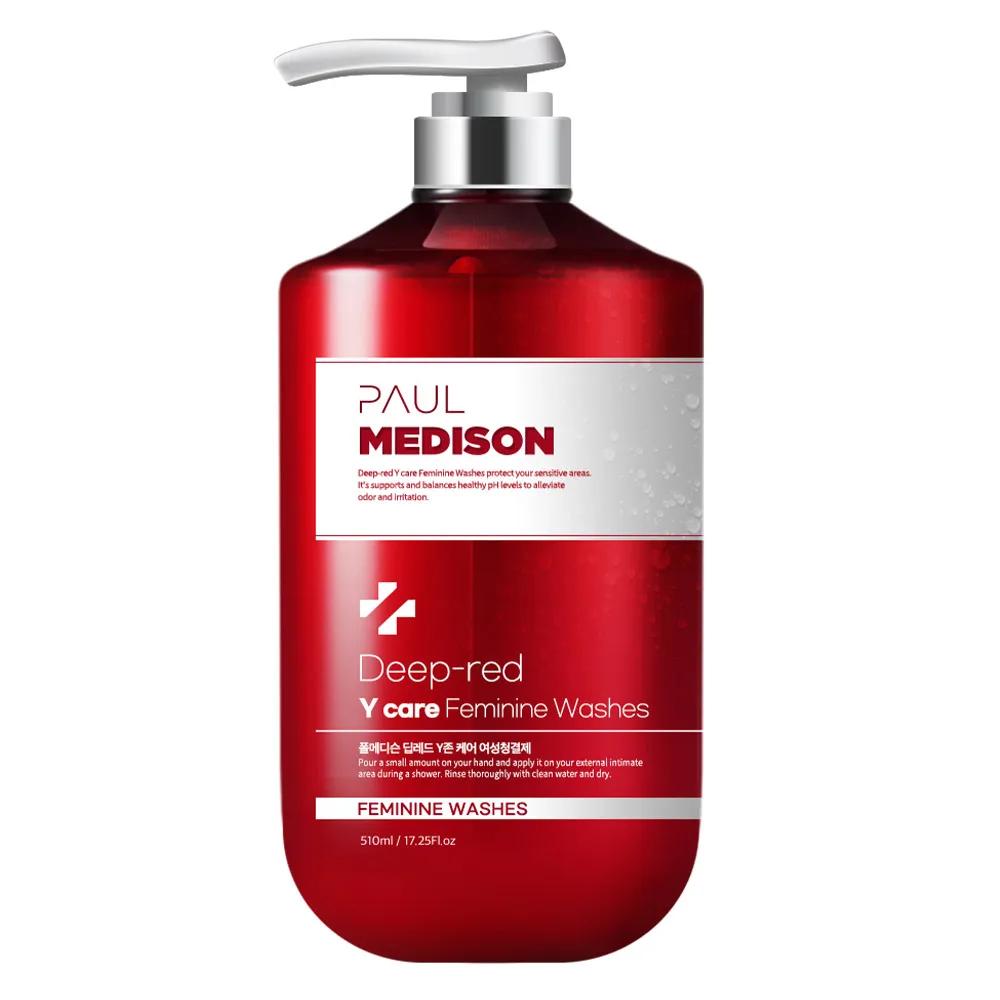 PAUL MEDISON Deep Red Large Size Feminine Wash, 510ml, 1 Piece