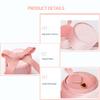 Premium Velvet Round Bow Ribbon Ring Box Wedding Jewelry Earring Ring Display Storage For Proposal Engagement 5.8*5.3cm