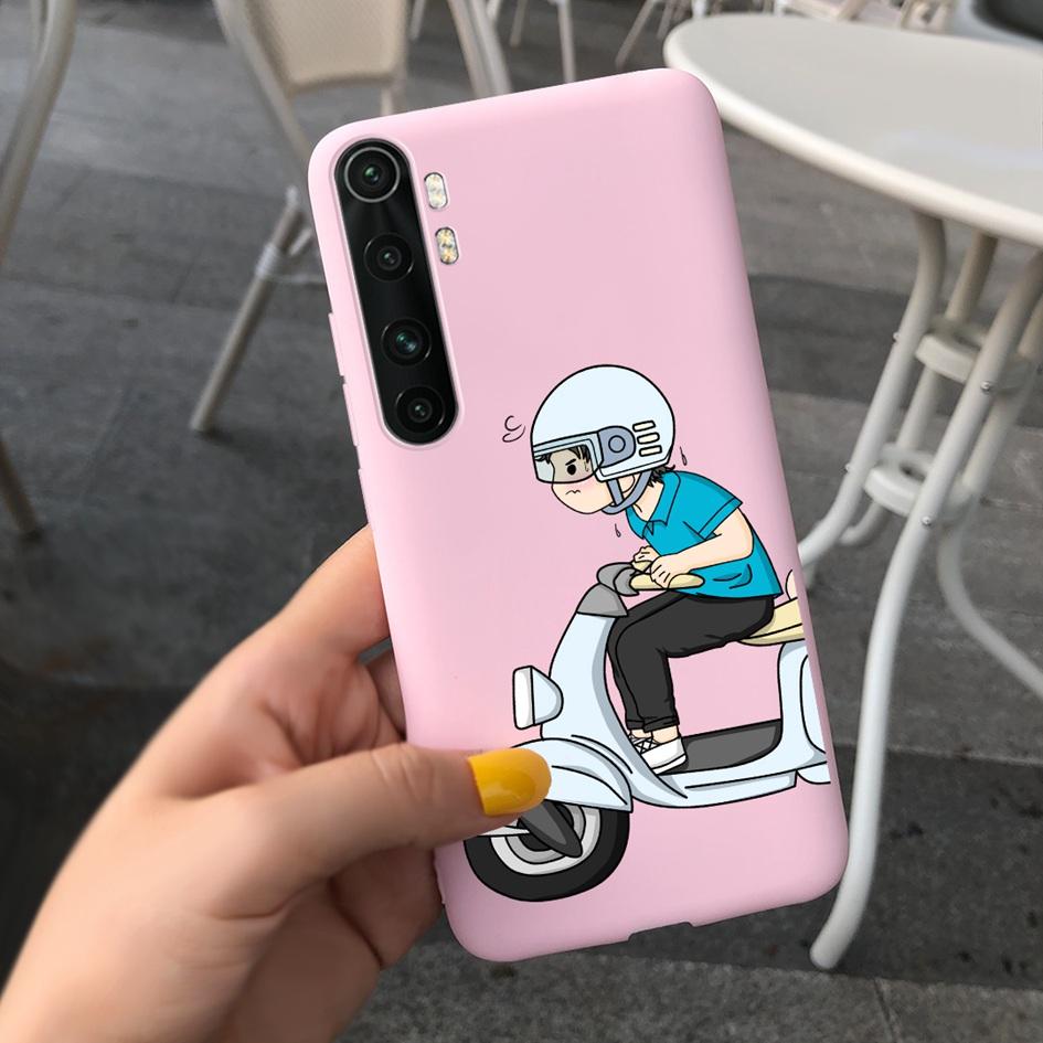 For Xiaomi Mi Note 10 Lite Case 6.47" Fashion Cute Girls Painted Soft TPU Cover For Xiaomi Note 10 Lite MiNote10 Lite Phone Case