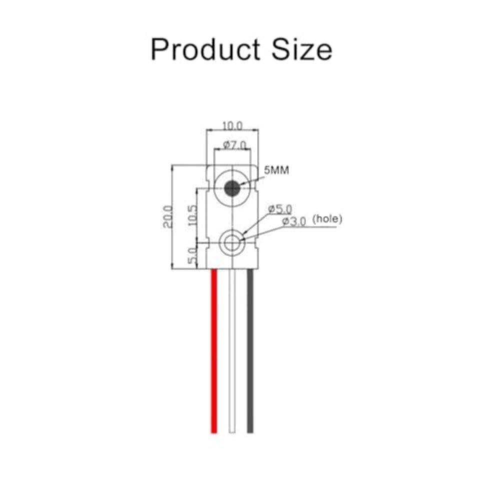 For IR Break Beam Sensor 5mm LED Counting Module Splitter Photoelectric Switch For IR Break Beam Sensor