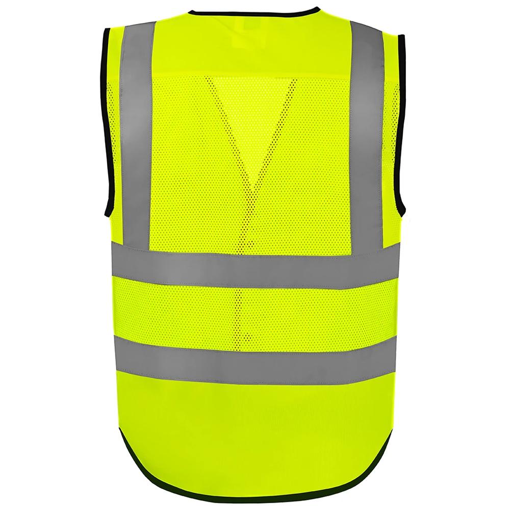 Yoko Unisex Adult Superior Eco Mesh Hi-Vis Waistcoat