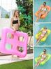 1 Piece Inflatable Swimming Pool Float, Foldable Printed Floating Bed, Water Play Hammock, Pvc Inflatable Lounge Chair Floating Bed
