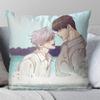 PPearl Boy Manga Pillow Case Fashion Square Pillowcase Bedroom Sofa Room Ins Decoration Leisure