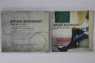 CD BRIAN MCKNIGHT - What We Do Here MOTR212552PROMO MOTOWN 2004 US Dans & Electronică Folosit
