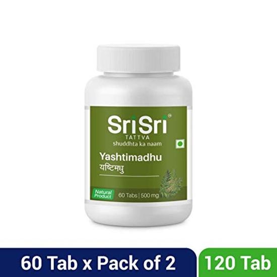 Sri Sri Tattva Yashtimadhu, 500mg, 60 Tablet - Pack 2