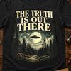 Die Wahrheit ist da draußen, UFO-Forschungs-T-Shirt, Retro Sci-Fi-T-Shirt, Alien-Ermittler-T-Shirt, Paranormales Grafik-Top, Vintage-Verschwörungs-Geschenk