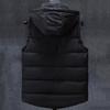 Plus Größe L-7XL Männer Warme Weste Mit Kapuze Neue Casual Herbst Winter Ärmellose Jacken Für Männer