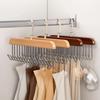 1 PC Multi-functional Solid Wood Hanger Hook Women Storage Bra Hanger Home Belt Hanger Durable 8 Hooks Rack Closet Clothes Organizer