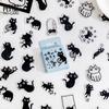 45 Stück Schwarze Katze Boxed Sticker Niedlich Cartoon Kawaii Stil Journal Scrapbook DIY Dekorationsmaterialien