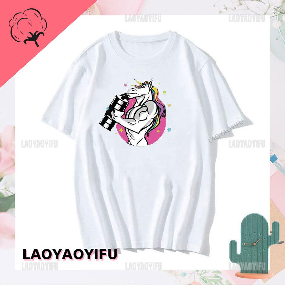 GYM Muscle Training Crossfit Rainbow Horse Tshirt Zombie Deadlift Weightlifting Halloween Fitnes Man Clothes Bodybuilding Tees