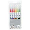Kuretake Color Brush Pens ZIG Clean Color Real Brush Set, 12 barev, RB-6000AT/12VA