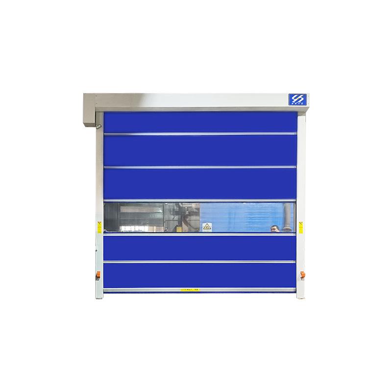 Hengtong High-Speed Automatic PVC Soft Curtain Dustproof Roller Shutter Door