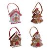 Portable Christmas Cookie Bag House Felts Craft Table Ornament Easy DIY Project For Family