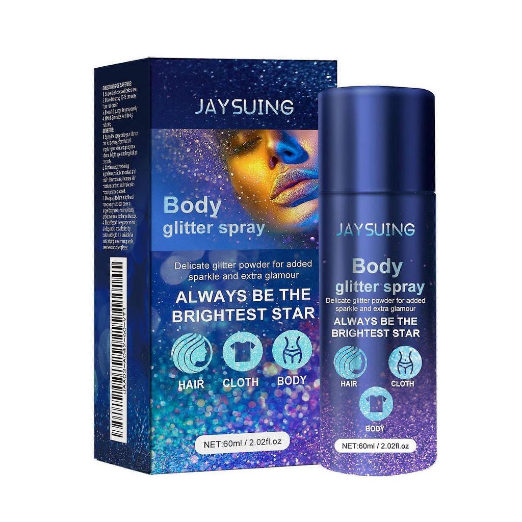 Jaysuing Shimmer Spray Party Atmosphere Brightening Glitter Highlighter Spray
