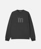 Maenhatanlekojeu Mr M Box Logo Pigment L/S - Charcoal
