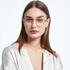 The Classic LD219 Blue Light Blocking Glasses Frame C40 Rose Gold
