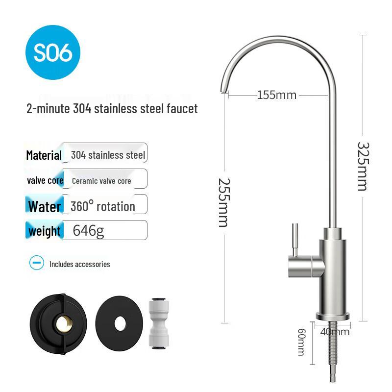 TLXT S06 Stainless Steel Water Purifier Faucet