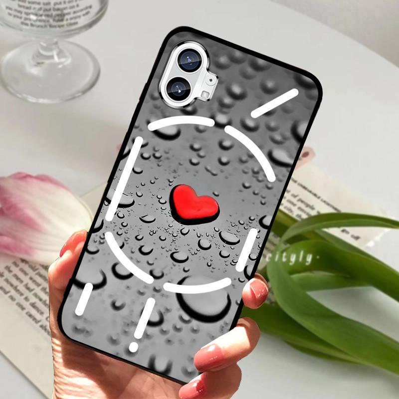 Hülle Für Nothing Phone 1 Hülle Stoßfest Schwarzer Bumper Rückseite Handyhülle Für Nothing Phone 2 Eins zwei Hülle Funda Nothingphone2