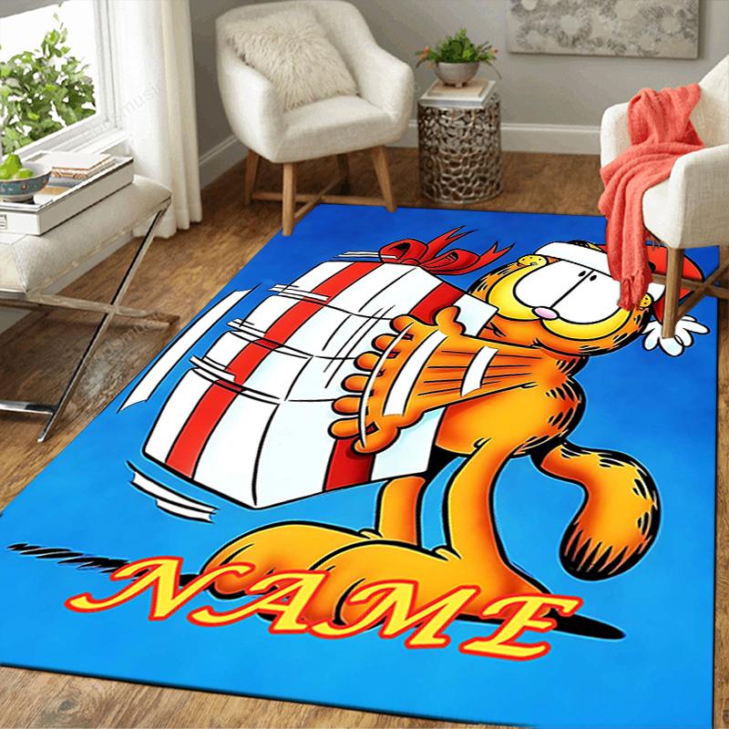 Custom 1Pc Garfield'S Adventure Rug Office Carpet Indoor Outdoor Entrance Doormat Nonslip Soft And Comfortable Living Room D291568