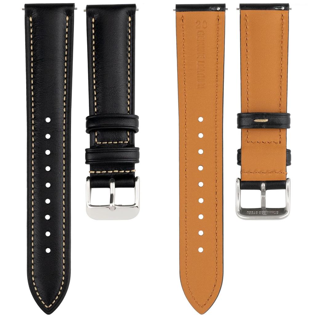 Quick Release Oil Wax Genuine Leather Watch Strap Replacement for Huawei Watch GT 2 GT 3 GT 4 GT 5 Watch 3 Pro Smart Watch