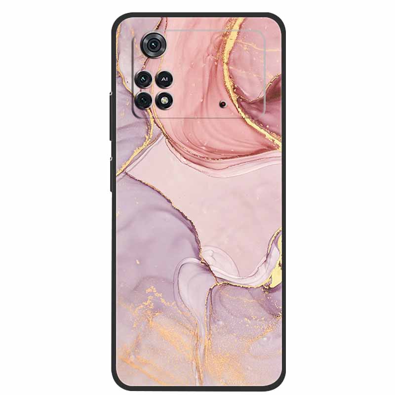 For Poco X4 Pro 5G Case Poco M4 Pro 2022 Marble Silicone TPU Back Cover for Xiaomi Poco M4 Pro 4G Phone Case Poco X4 Pro 5G Capa