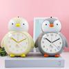 Будильник с изображением пингвина, детский будильник без тиканья, будильник из АБС-пластика с защитой от падений и ночником, для детской спальни