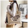 40000KM Retro Style Canvas Bag, Artistic Style, Shoulder Bag, Versatile Commuter Tote Bag