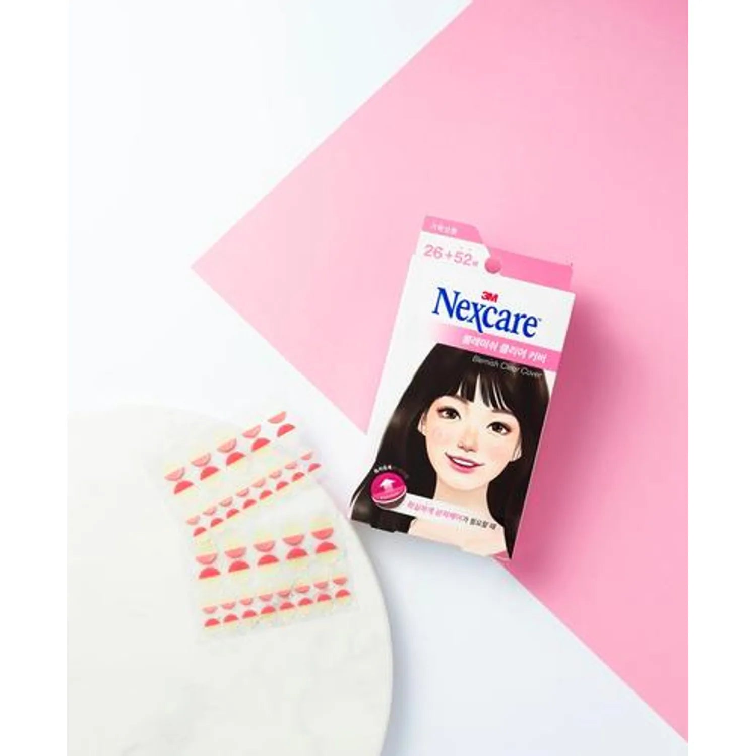 Nexcare Blemish Clear Cover 26+52 Count (Round Shape) 1box