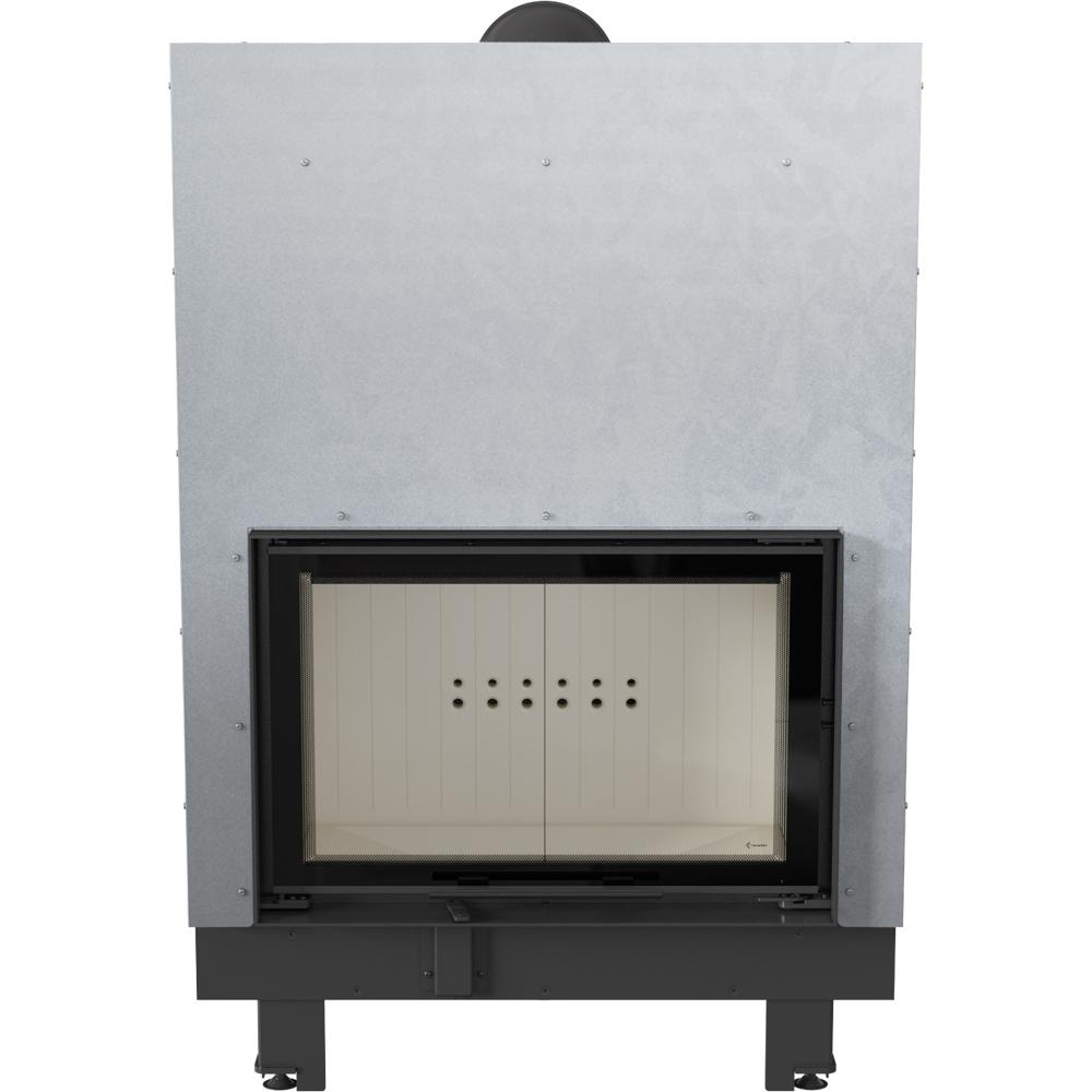 Steel Fireplace KRATKI MBO 15 kW Ø 200 Lift-up
