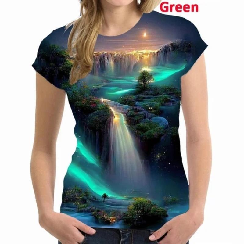 3d Printed Animal Wolf T Shirt Summer New Fashion Casual Street Cool T-shirt