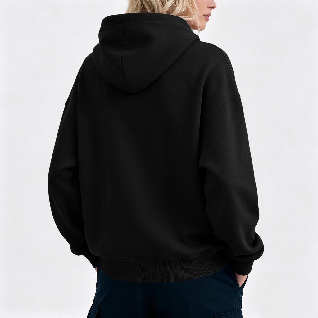 Felpa con cappuccio da donna a vestibilità larga con, Felpa sportiva colorata per sport e abbigliamento casual