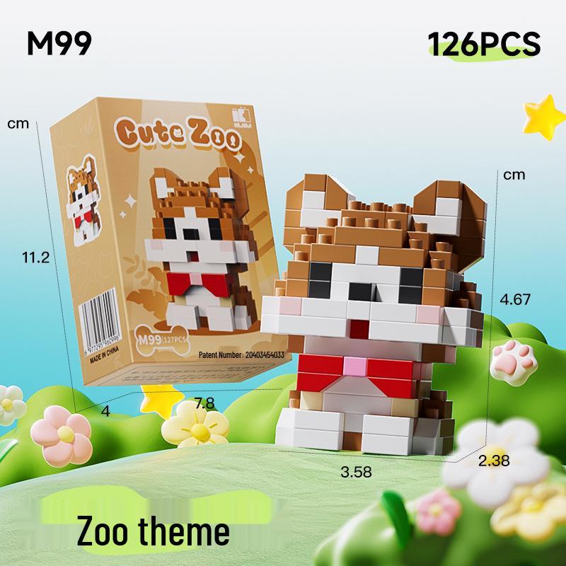 Pirate Anime Character Building Blocks for Kids - Educational Assembly Desktop Ornaments