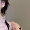 Übertriebene geometrische Acetat-Quadrat-Ohrringe – Europäischer & Amerikanischer High-End-Mode-Hänge-Schmuck
