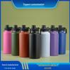 Large Capacity 304 Stainless Steel Insulated Water Bottle with Rope - Portable for Outdoor Sports