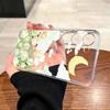 Painting Flower Clear Phone Cases for Samsung Galaxy S24+ S23+ Plus Ultra Transaprent Cover for Samsung S22+ Ultra Fundas Shell