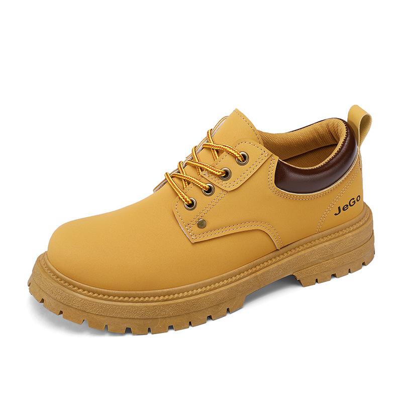 

Retro tooling shoes men s autumn and winter new men s shoes Martin boots low-top men s British trend casual shoes 39