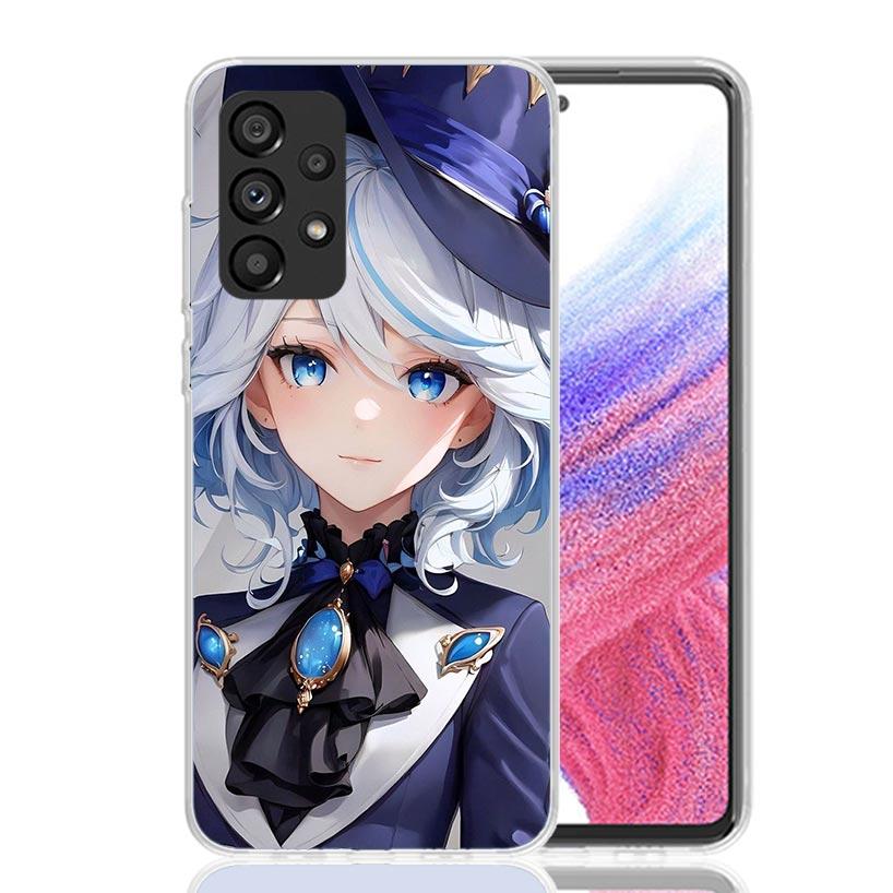 Genshin Impact Furina Handyhülle für Samsung Galaxy A17 A16 A15 A14 A13 A57 A56 A55 A54 A53 A37 A36 A35 A34 A33 A26 A25 A24 A23