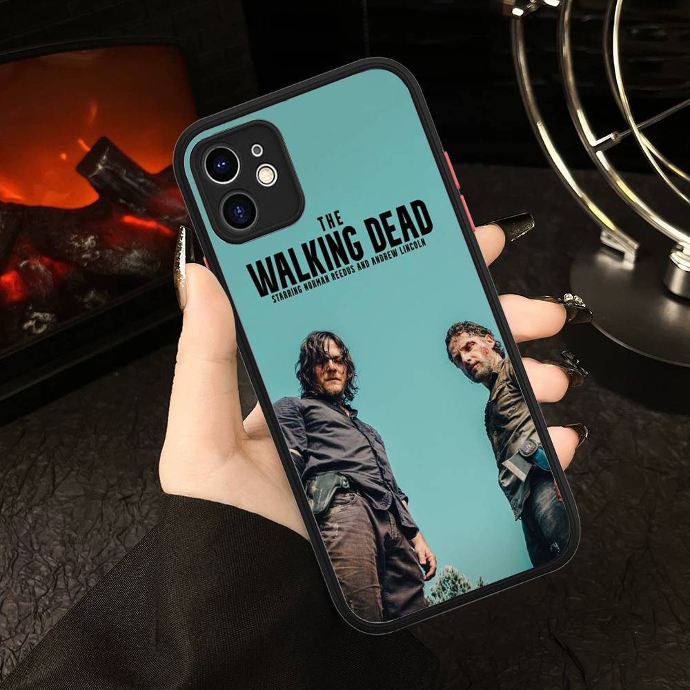 Horror The W-Walking D-Dead TV For IPhone 11 12 13 14 15 16 Pro Max Plus Matte Translucent Phone Cover