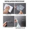 Accessories Wall Mounted Shower Gel Organizer Liquid Soap Holder Storage Hook Shampoo Bottle Shelf