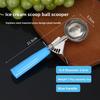 Stainless Steel Fruit Ice Cream Scoop Spoon Practical with Plastic Handle Kitchen Tool Hot Ice Cream Scoop Ice Cream Spoon