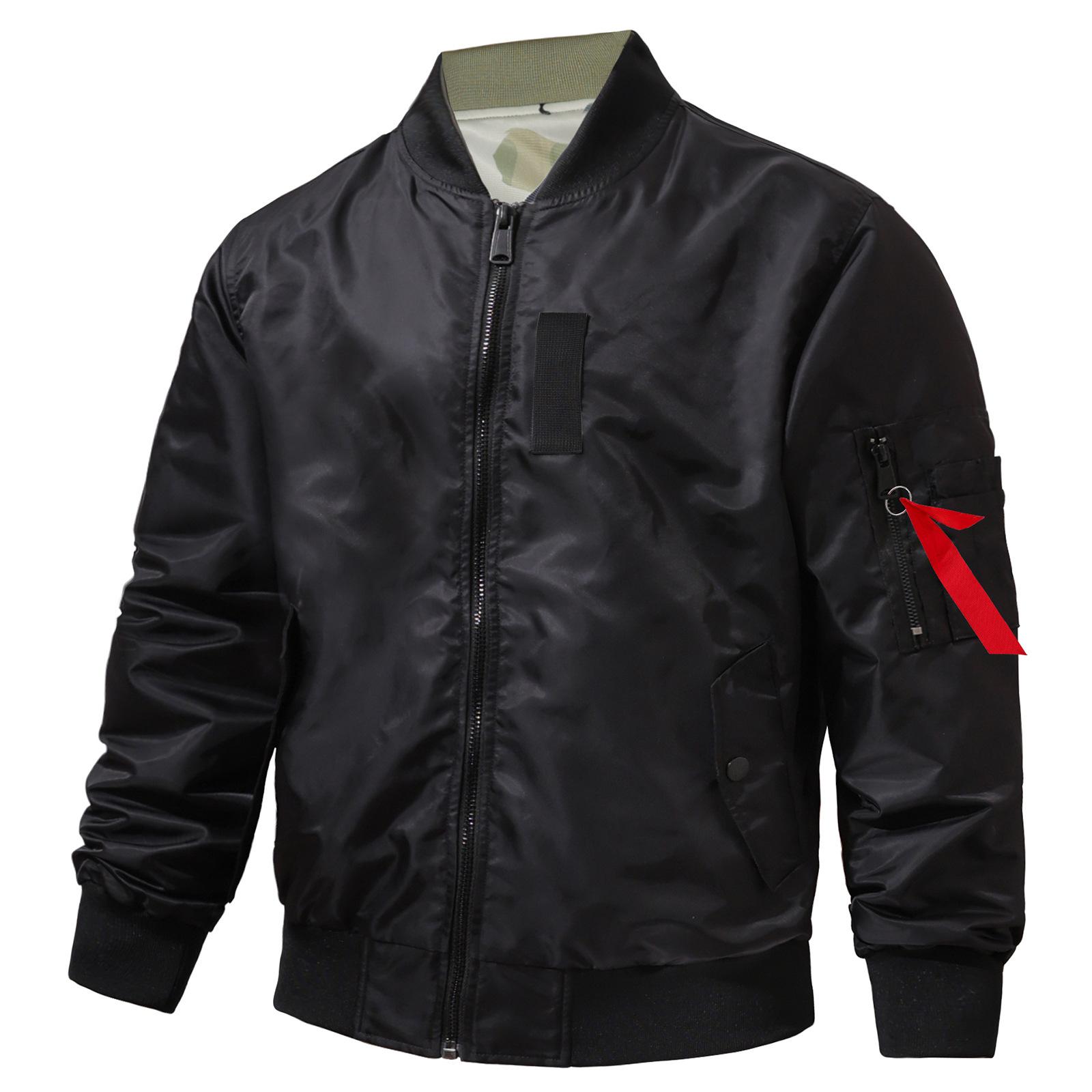 

Двусторонняя носка Камуфляжная Куртка-пилот Весна-Осень Новый стиль Мужская куртка-бейсболка Рабочая куртка 6XL