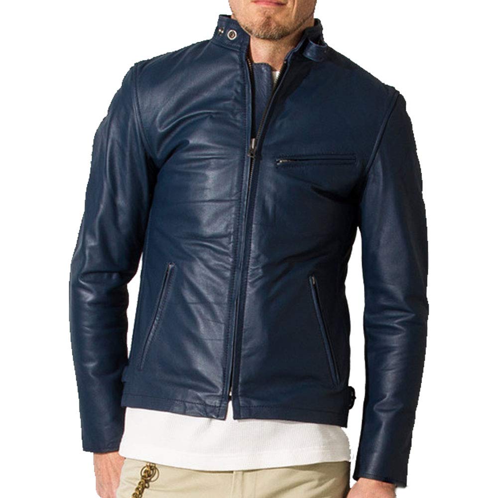 Single Rider Single Rider Jacket SRS01A M Size Navy [Liugoo Leathers] Men's