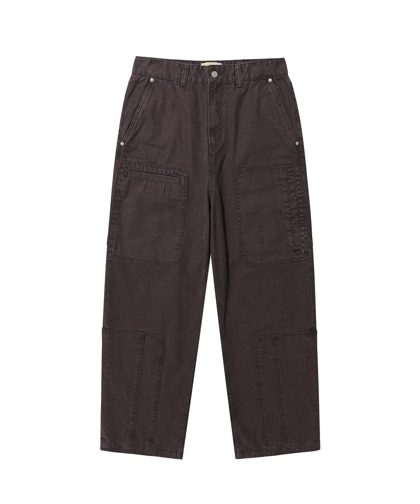 Gicheol Asym Vintage Cargo Pants (Washed Purple)