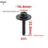 Car Body & Trunk Screw Set with Washers - M4, M5, M6
