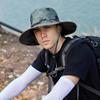 Camouflage Fishermans Hat Summer Outdoor Sun Protection With Wide Brim For Men
